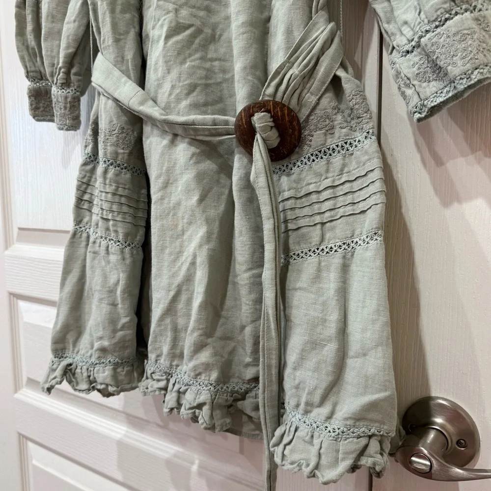 Free People Belted Mini Dress - Picture 3 of 8